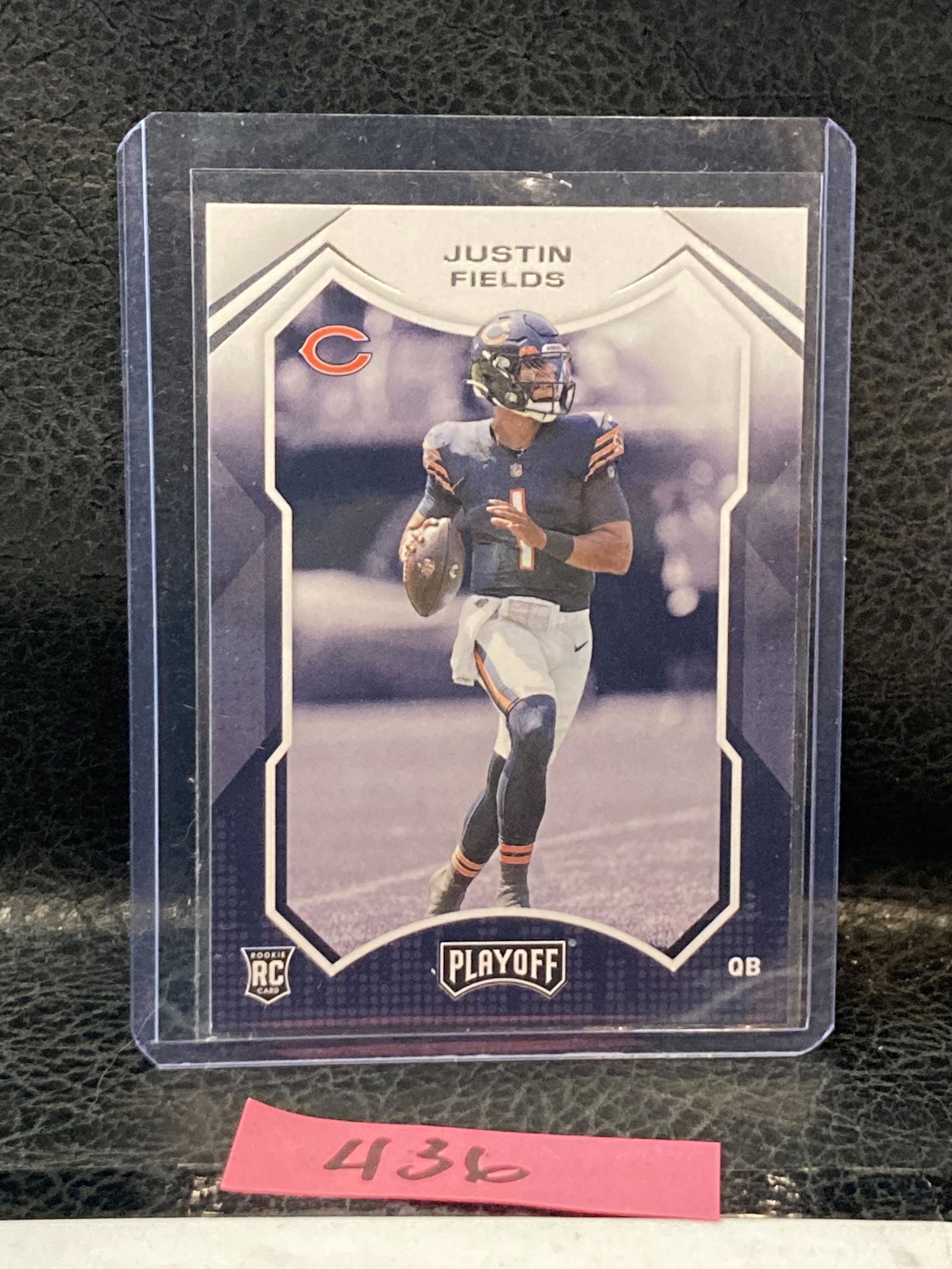 Justin Fields 2021 Panini Playoff Rookie Card RC #208 Chicago Bears (1 of 2)