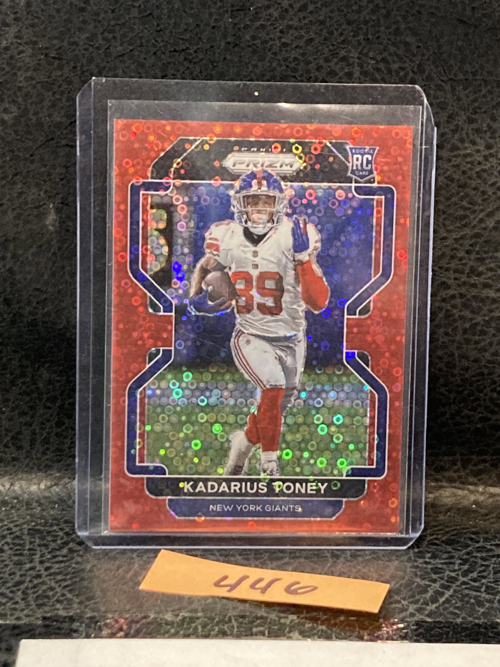Kadarius Toney 2021 Panini Prizm RC Red Disco #/50 #342 Rookie SSP (1 of 2)