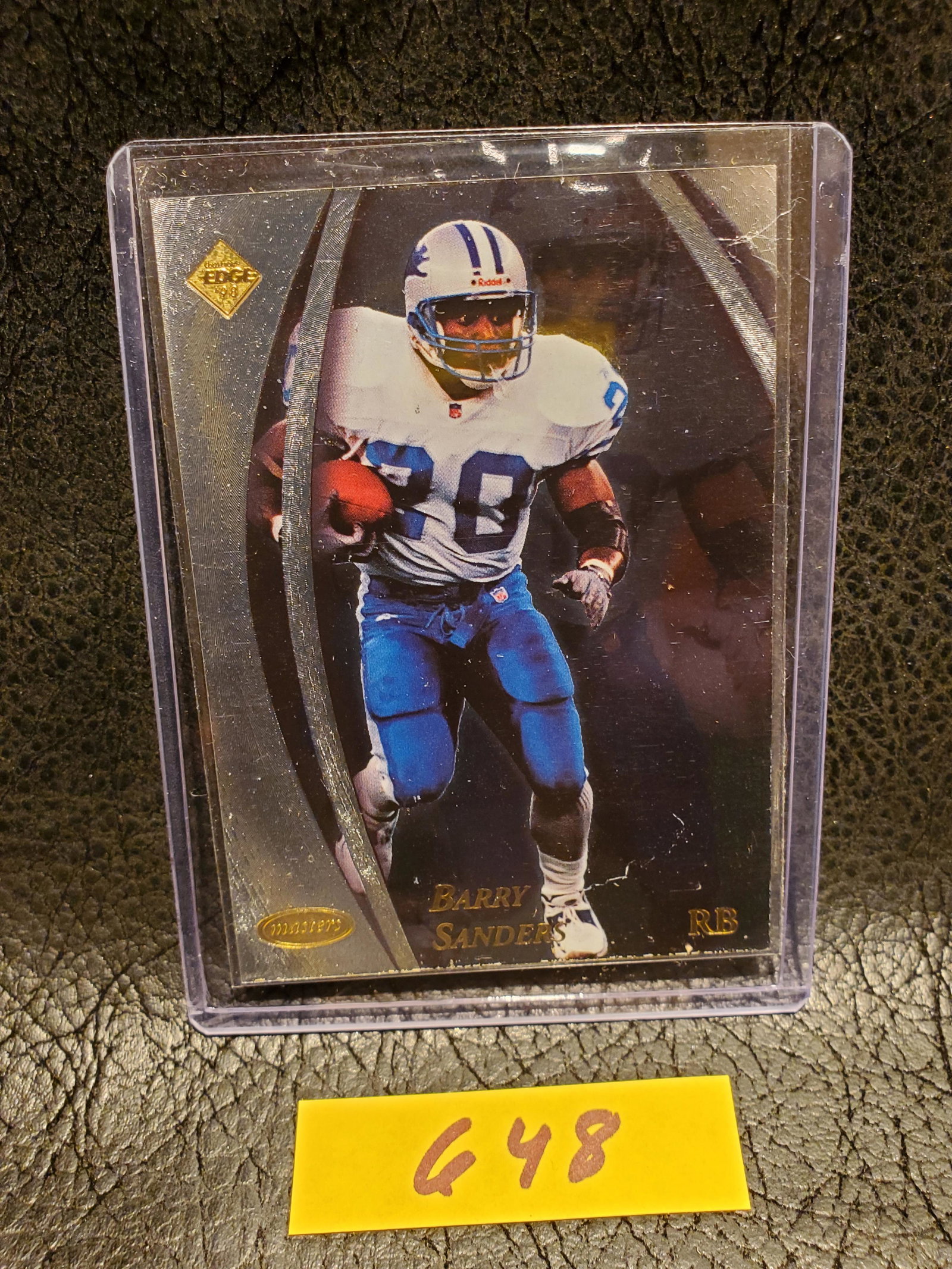 Barry Sanders 1998 Collectors Edge Masters #/5000 Detroit Lions #64: Barry Sanders 1998 Collectors Edge Masters #/5000 Detroit Lions #64