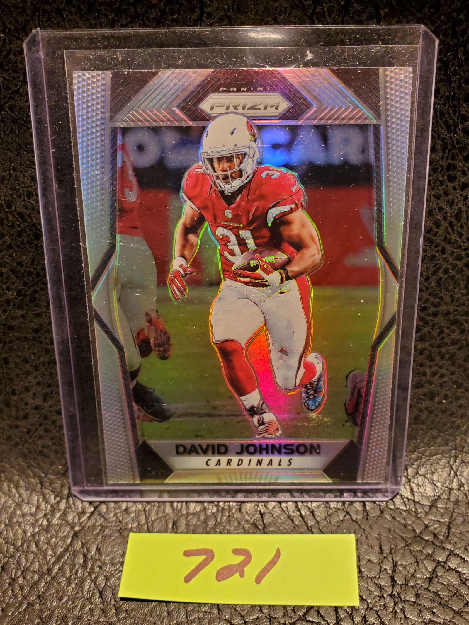 David Johnson 2017 Prizm Silver Arizona Cardinals #25: David Johnson 2017 Prizm Silver Arizona Cardinals #25