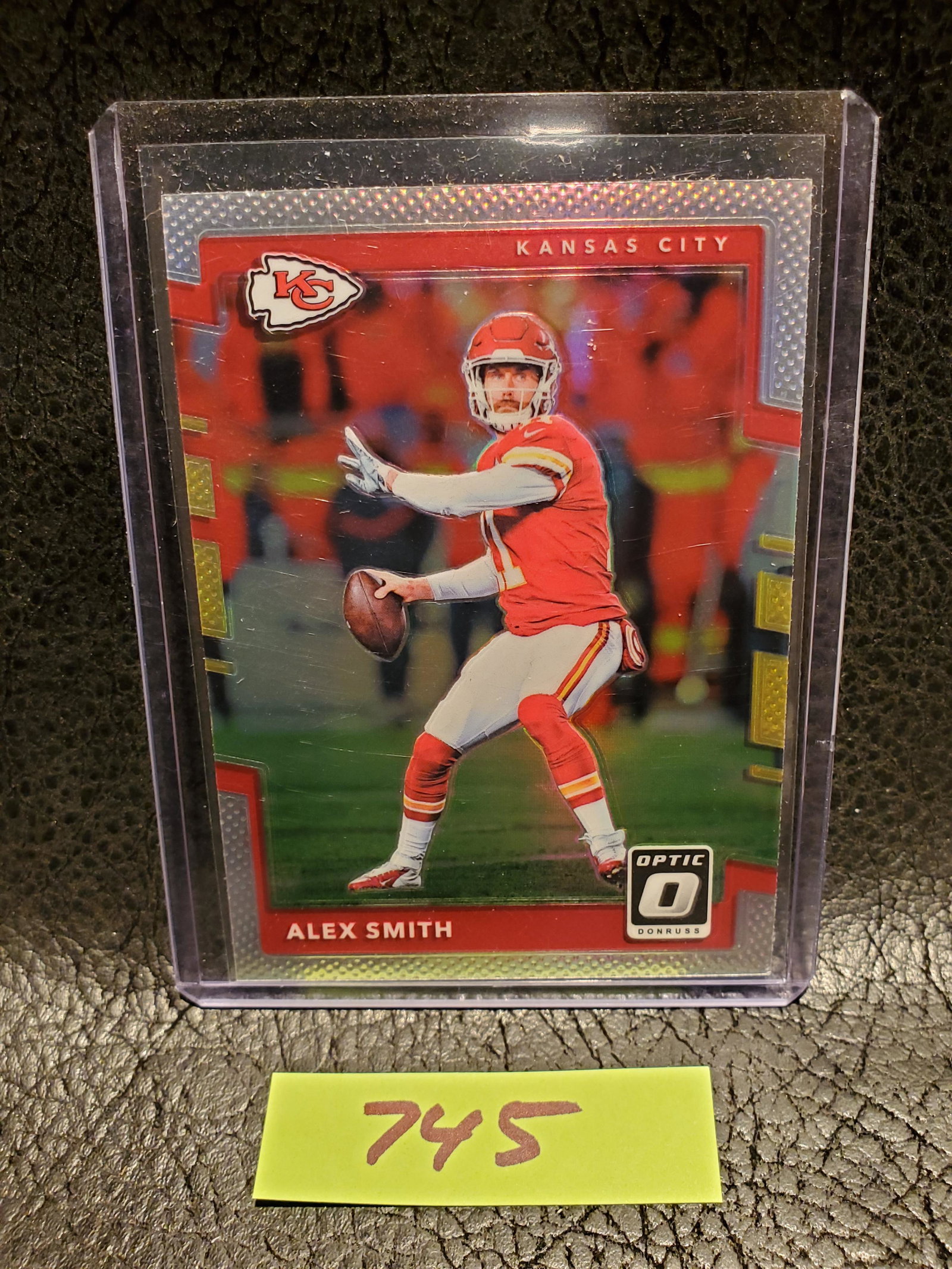 Alex Smith 2017 Optic Holo Kansas City Chiefs #8: Alex Smith 2017 Optic Holo Kansas City Chiefs #8