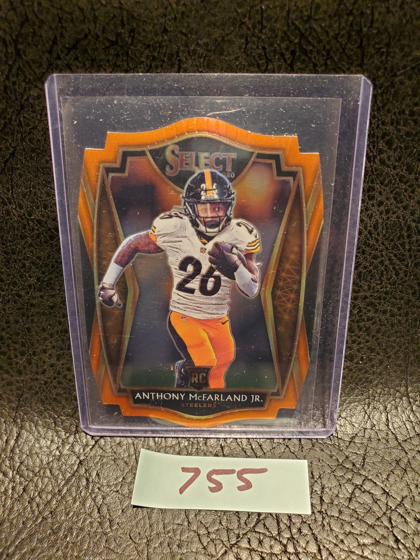 Anthony McFarland Jr. 2020 Select Orange Premier Level Die Cut Rookie Pittsburgh Steelers #181 (1 of 2)