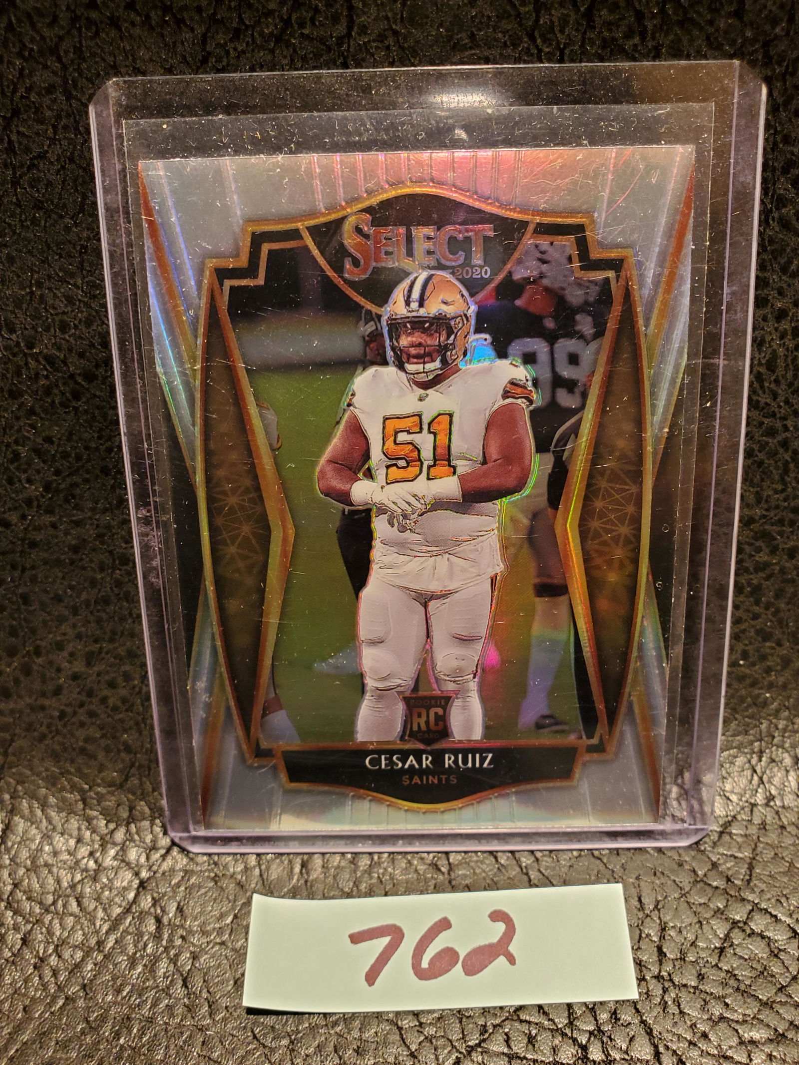 Cesar Ruiz 2020 Select Silver Premier Level Rookie New Orleans Saints #191 (1 of 2)