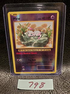 Mew 2016 Pokemon XY Evolutions Reverse Holo 53/108: Mew 2016 Pokemon XY Evolutions Reverse Holo 53/108