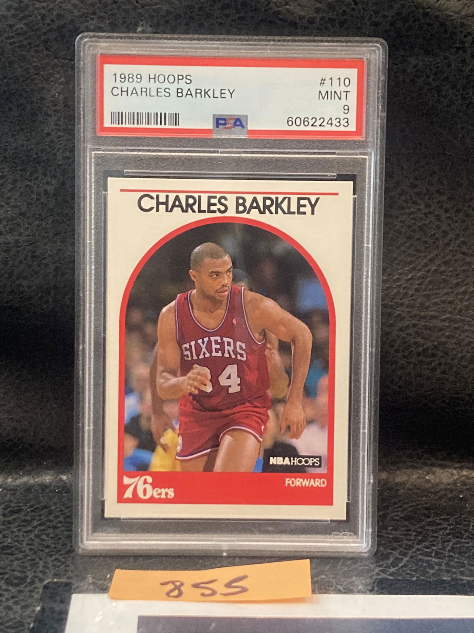 CHARLES BARKLEY 1989-90 NBA Hoops #110 Philadelphia 76ers Mint PSA 9 HOF (1 of 2)