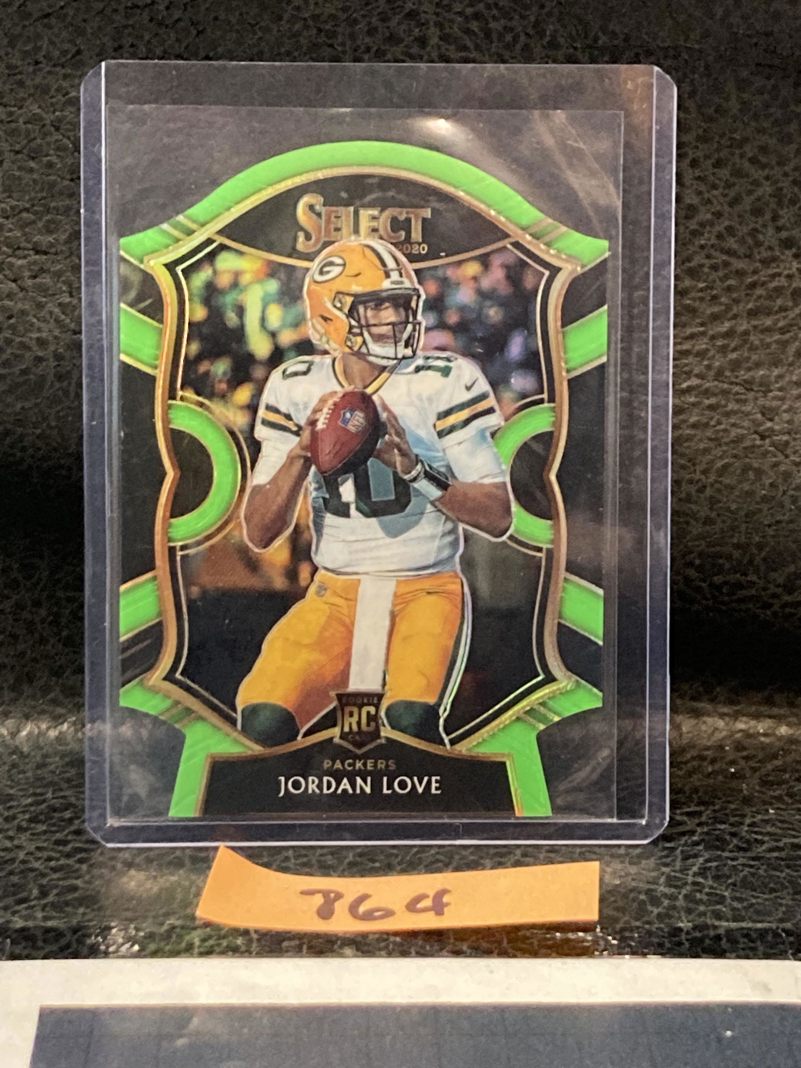 Jordan Love 2020 Panini Select Concourse White Prizm Die-Cut #47 Rookie RC SP (1 of 2)