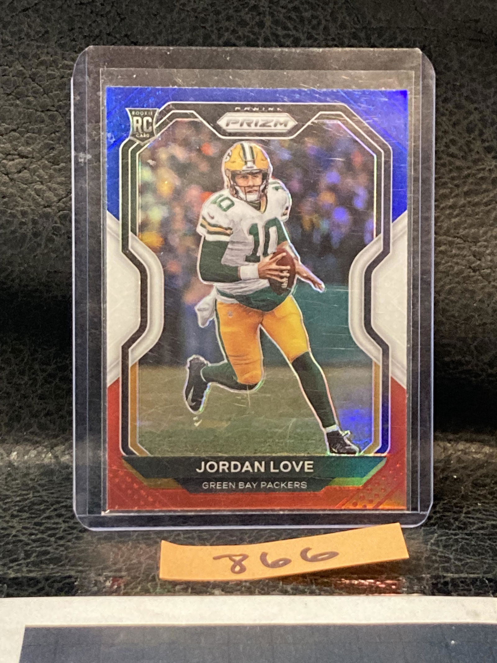Jordan Love 2020 Panini Prizm Red White & Blue Prizm #363 RC Packers (1 of 2)