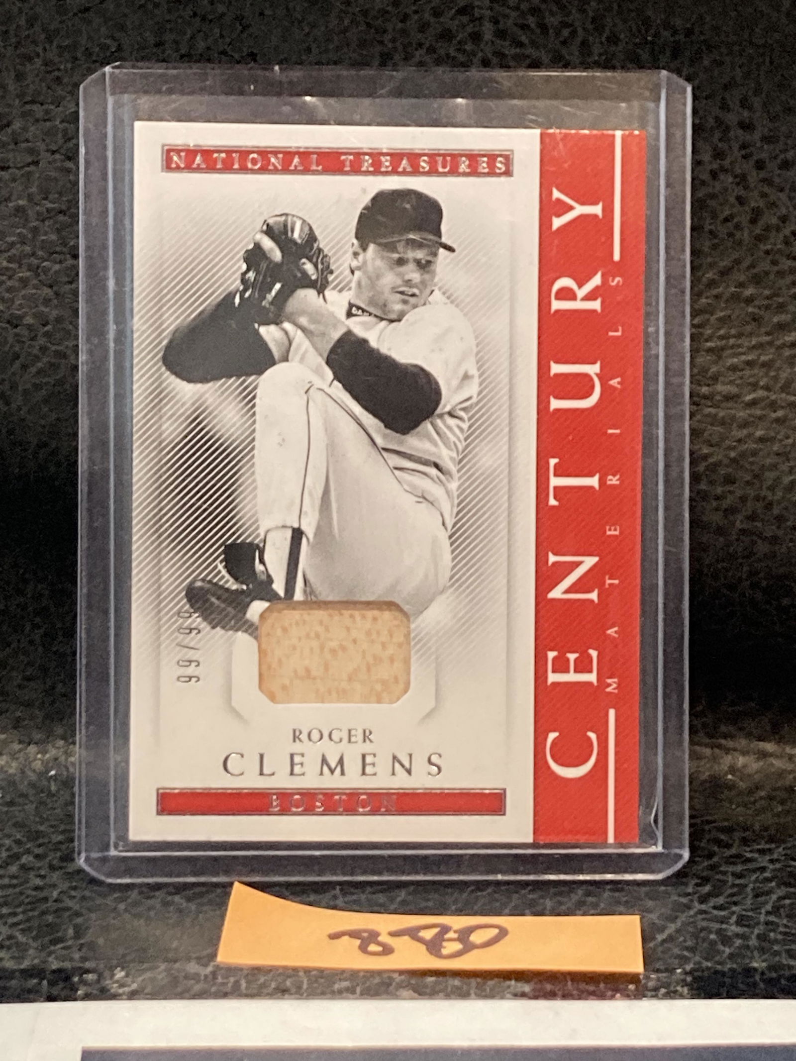 Roger Clemens 2018 National Treasures Bat #/99 Red Sox (1 of 2)