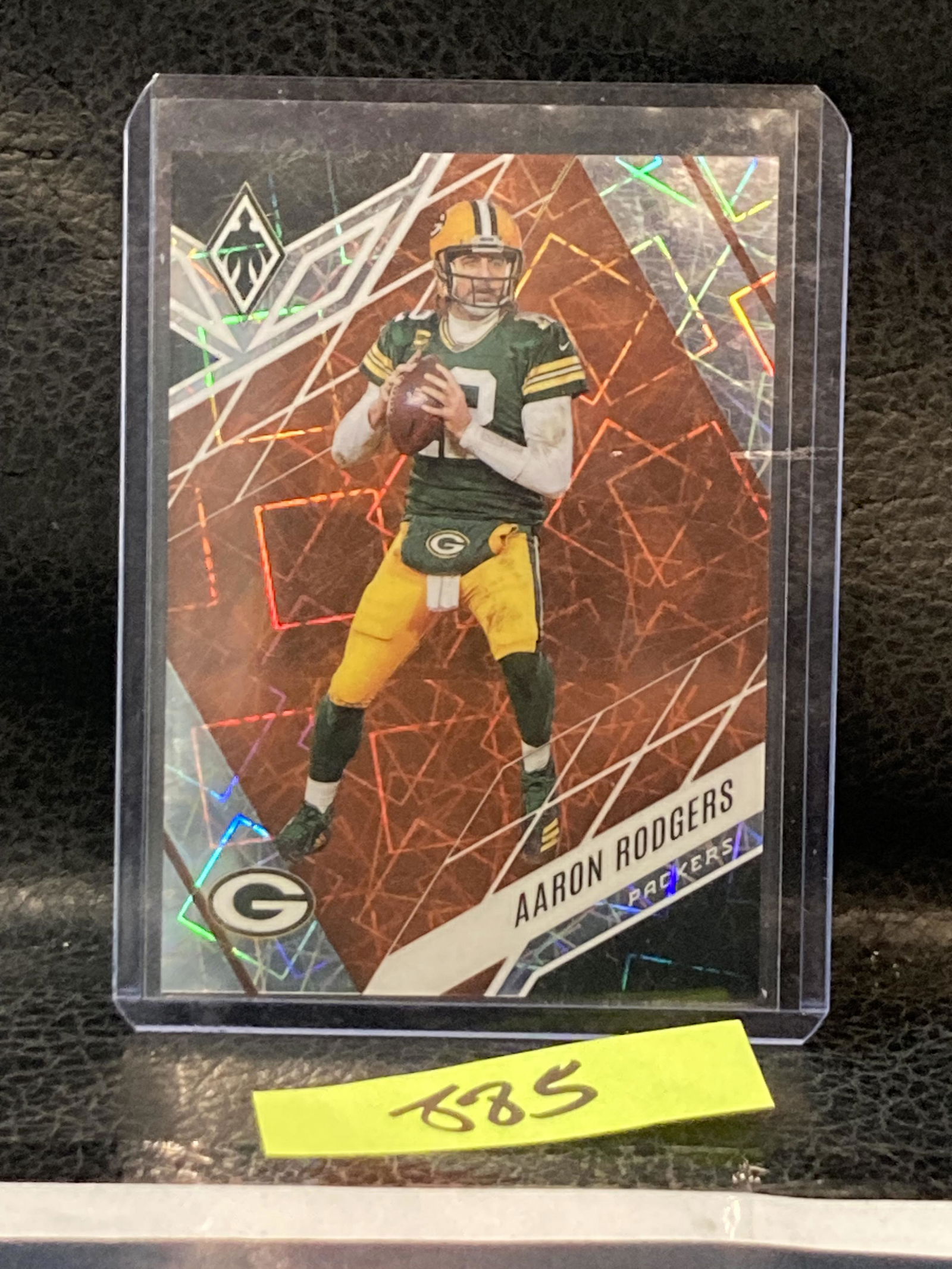 AARON RODGERS ORNAGE PRIZM PARALLEL SSP #/75 2022 PANINI PHOENIX FOOTBALL (1 of 2)