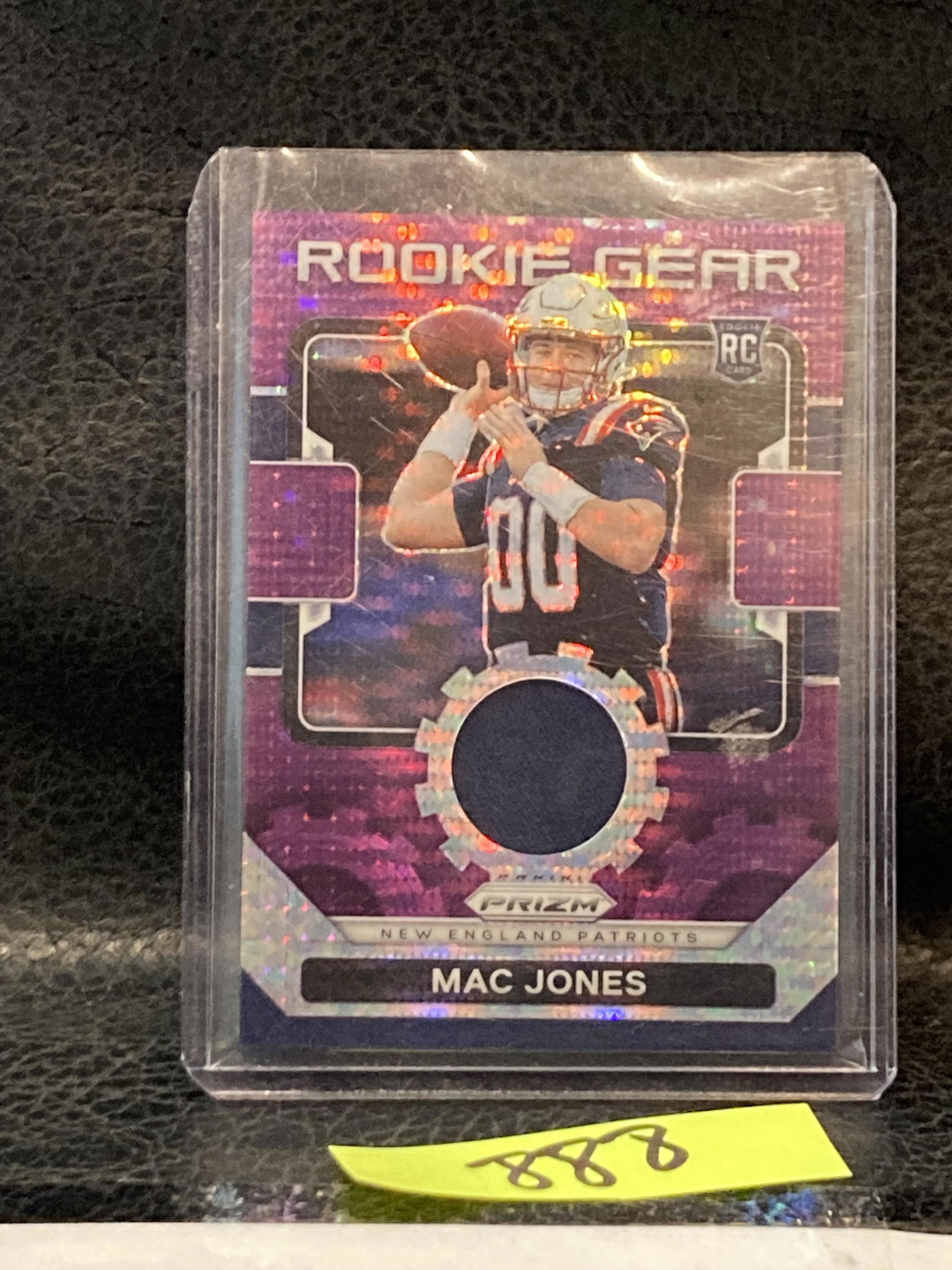 Mac Jones 2021 Panini Prizm Rookie Gear Pink Prizm #RG-6 Rookie RC (1 of 2)