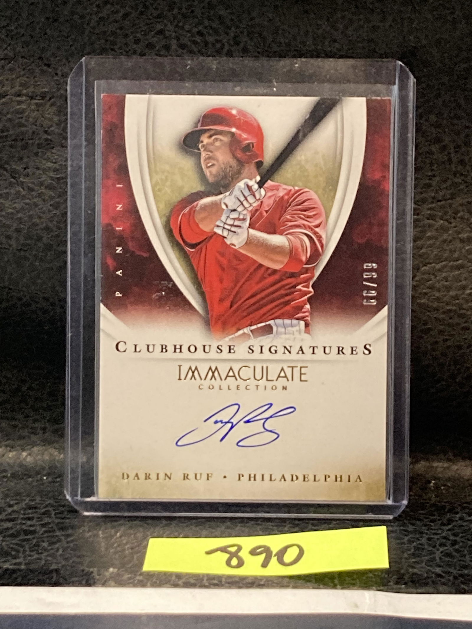 Darin Ruf 2014 Panini Immaculate Auto #'d /99 Clubhouse Signatures Autograph (1 of 2)