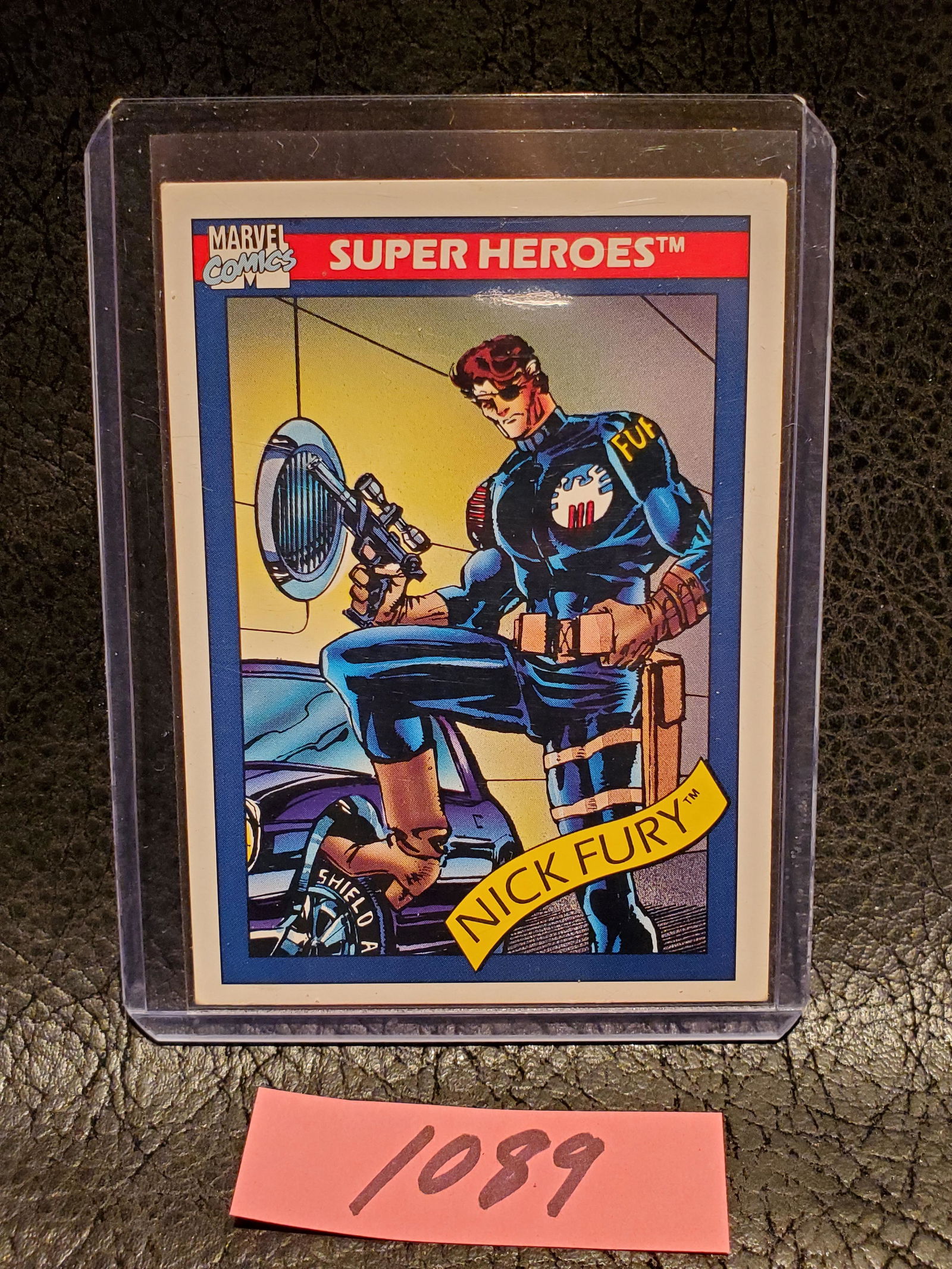 Nick Fury 1990 Impel Marvel Super Heroes #5: Nick Fury 1990 Impel Marvel Super Heroes #5