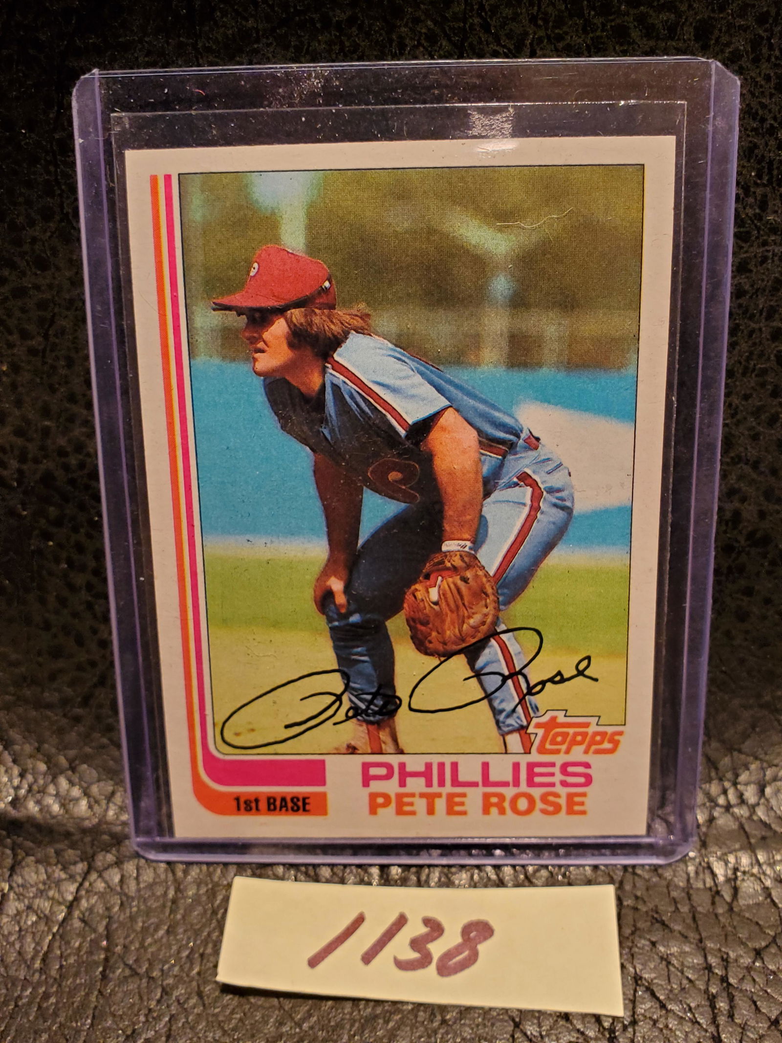 Pete Rose 1982 Topps Philadelphia Phillies #780 (1 of 2)