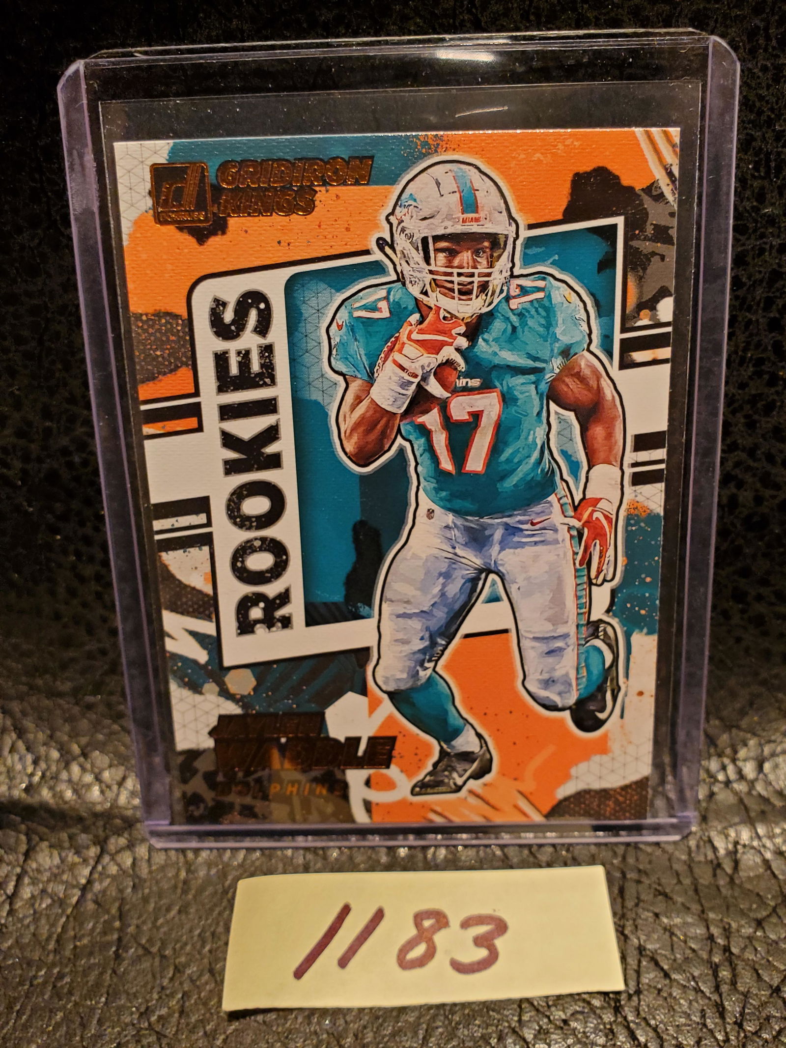Jaylen Waddle 2021 Donruss Gridiron Kings Rookie Miami Dolphins #RGK-JWA (1 of 2)
