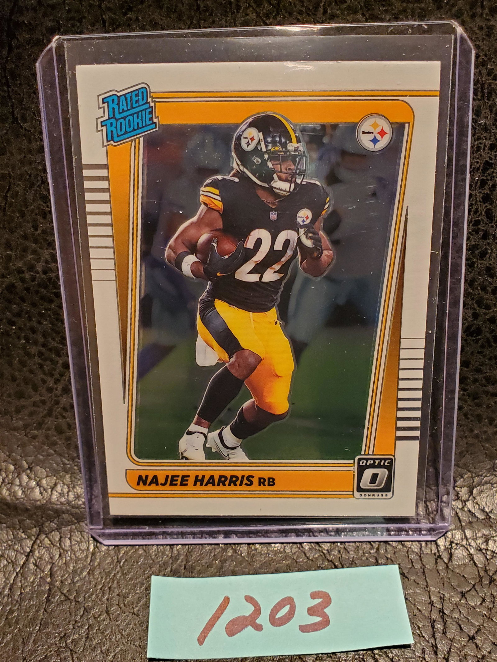 Najee Harris 2021 Optic Base Rookie Pittsburgh Steelers #213: Najee Harris 2021 Optic Base Rookie Pittsburgh Steelers #213