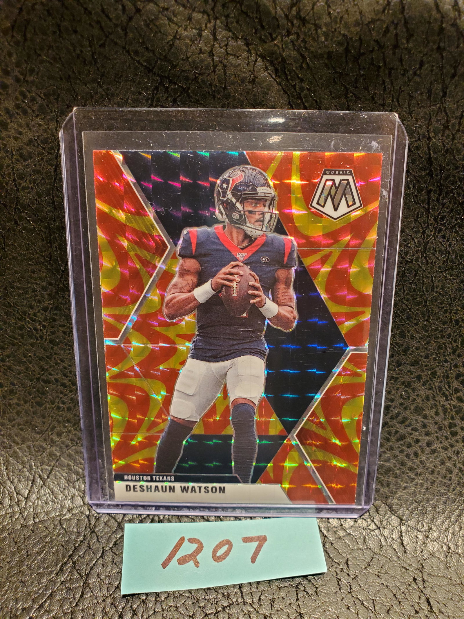 Deshaun Watson 2020 Mosaic Reactive Gold Houston Texans #85 (1 of 2)