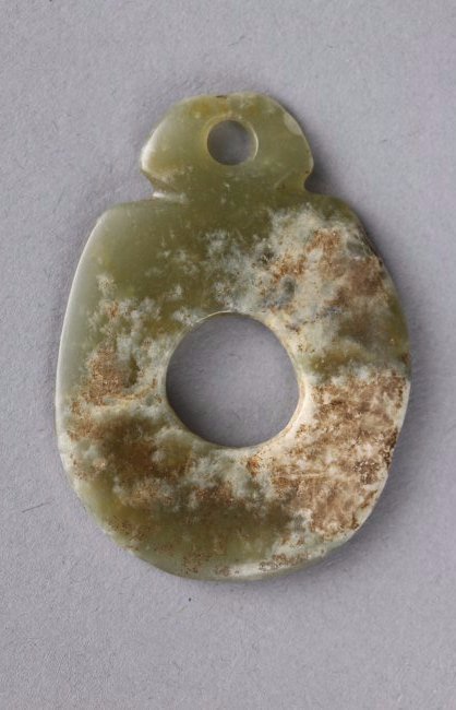 Jade Bi DISC, Hongshan Culture, Neolithic Period. (1 of 2)