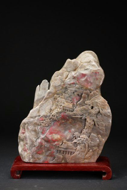 A Chinese Carved Chicken Blood Stone (1 of 5)