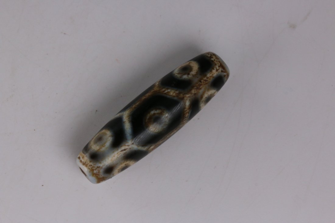 A Tibetan Dzi Bead (1 of 4)