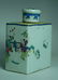 A Chinese polychrome porcelain tea caddie - 2