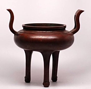 Chinese Tripod Bronze Censor (1 of 6)