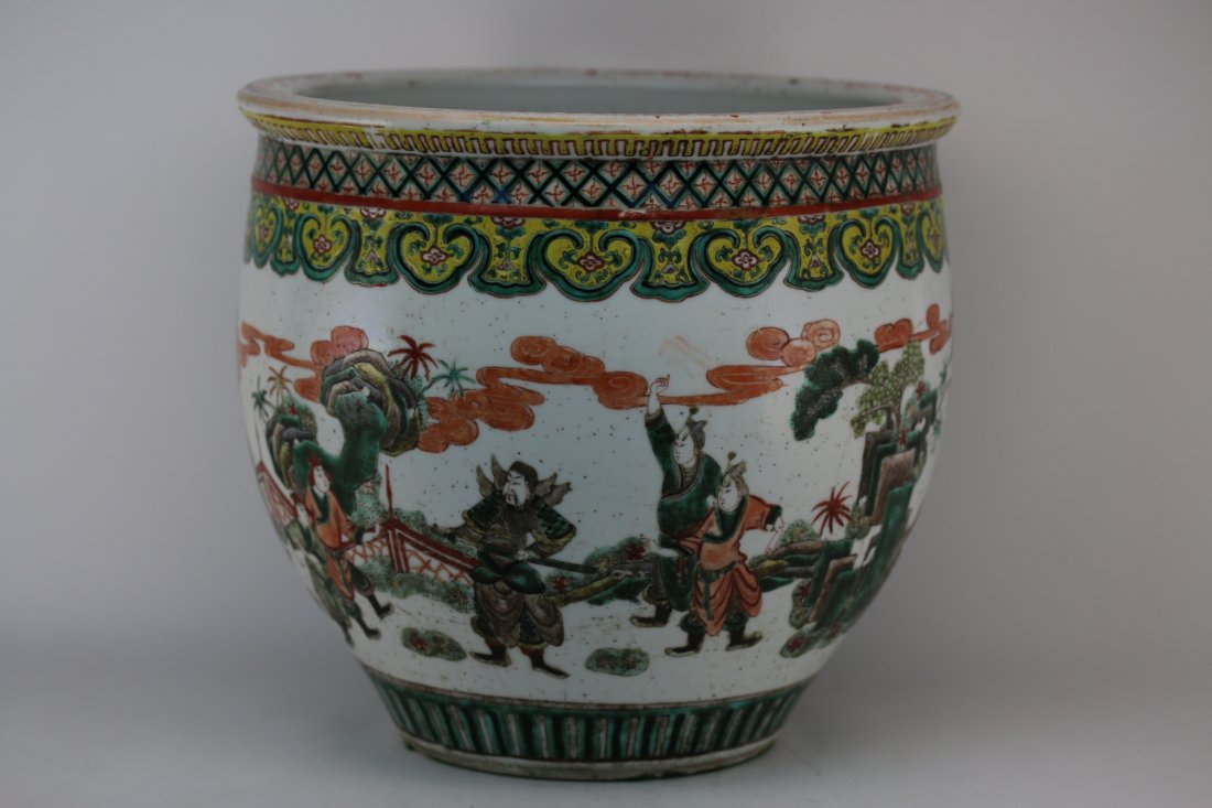 A Chinese jardiniere, Late Qin dynasty (1 of 5)