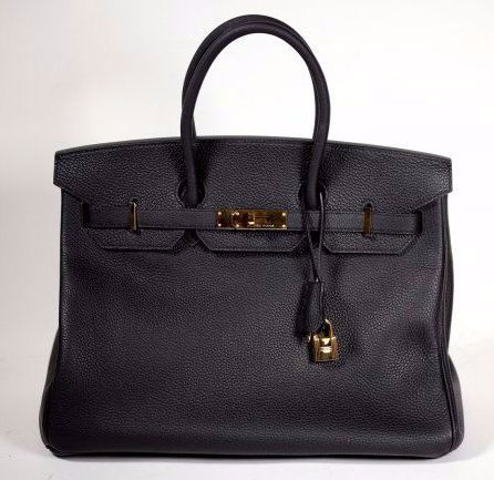HERMES Togo Birkin 35 Black (1 of 5)