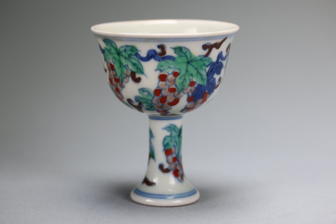 Ming Dy Doucai Stem Cup, Cheng Hua. (1 of 10)
