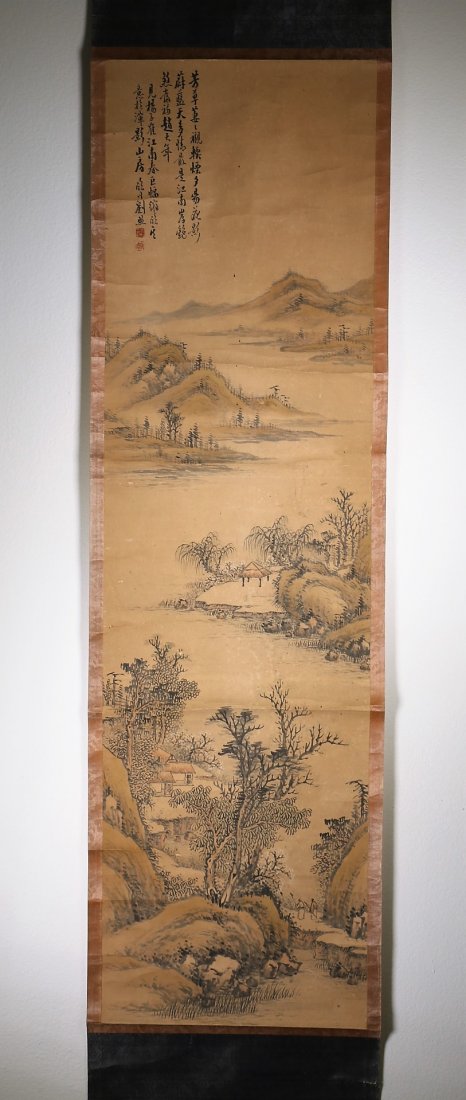 A Chinese Scroll Painting by LiuZhao(1853) (1 of 6)
