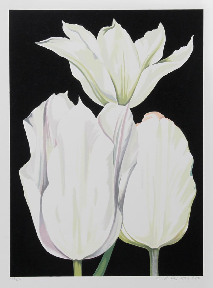 Lowell Blair Nesbitt, Three Tulips on Black, Serigraph (1 of 1)