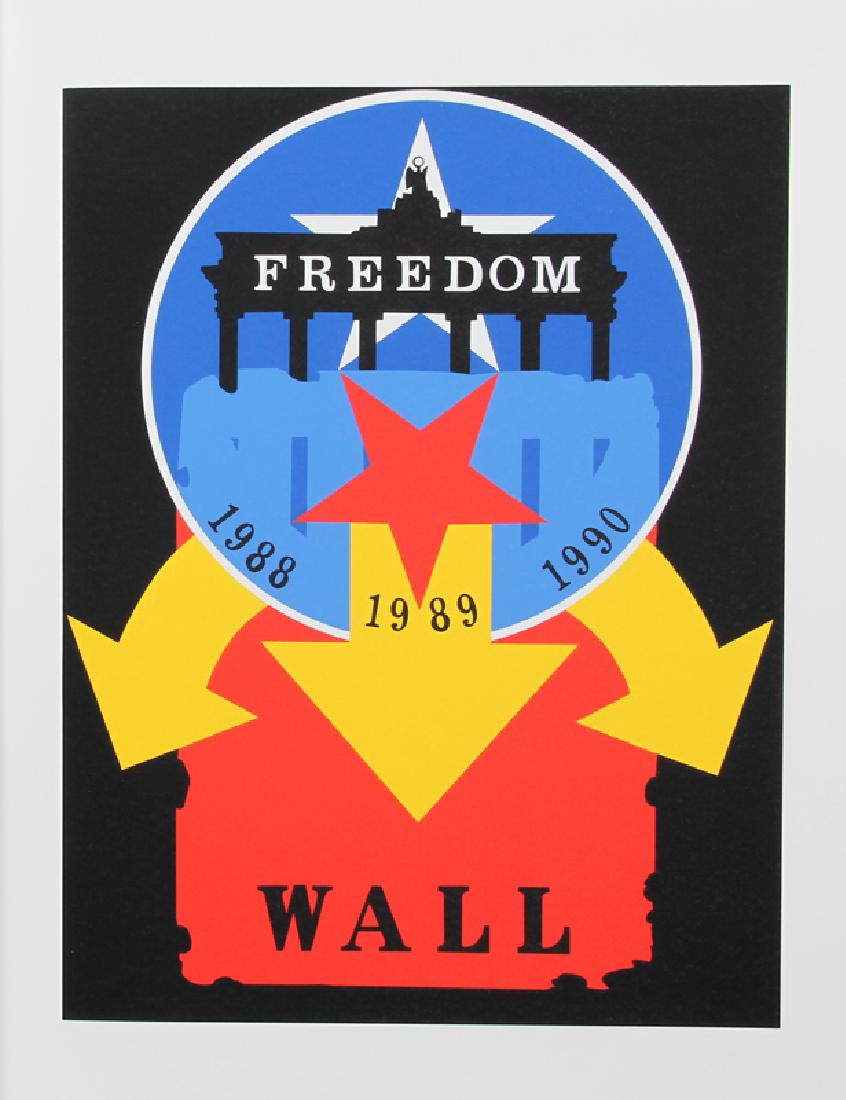 Robert Indiana, The Wall, American Dream, Serigraph (1 of 1)
