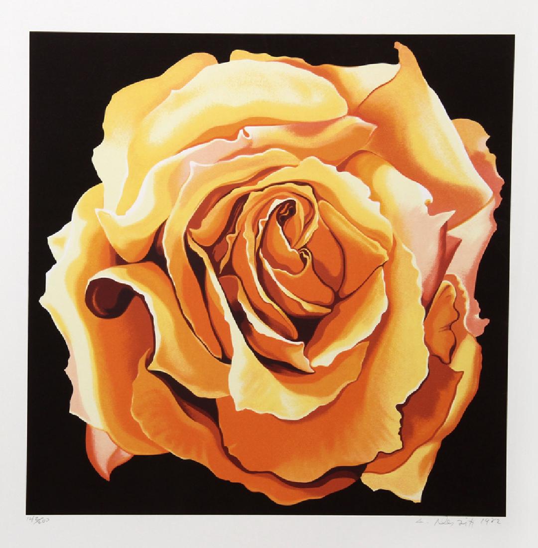 Lowell Blair Nesbitt, Yellow Rose, Silkscreen (1 of 1)