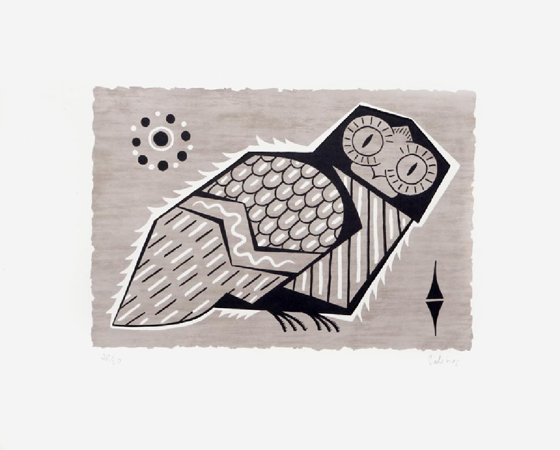 Laurent Marcel Salinas, Owl, Lithograph (1 of 1)