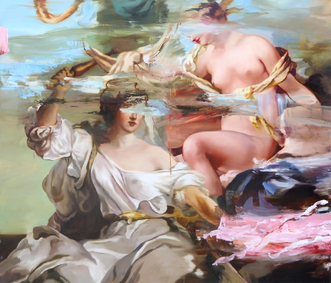 Simon Casson, Hazen I, Oil Painting: Artist: Simon Casson, British (1965 - ) Title: Hazen I Year: 2016 Medium: Oil on Canvas, signed, dated, and titled verso Size: 48 x 55 in. (121.92 x 139.7 cm)