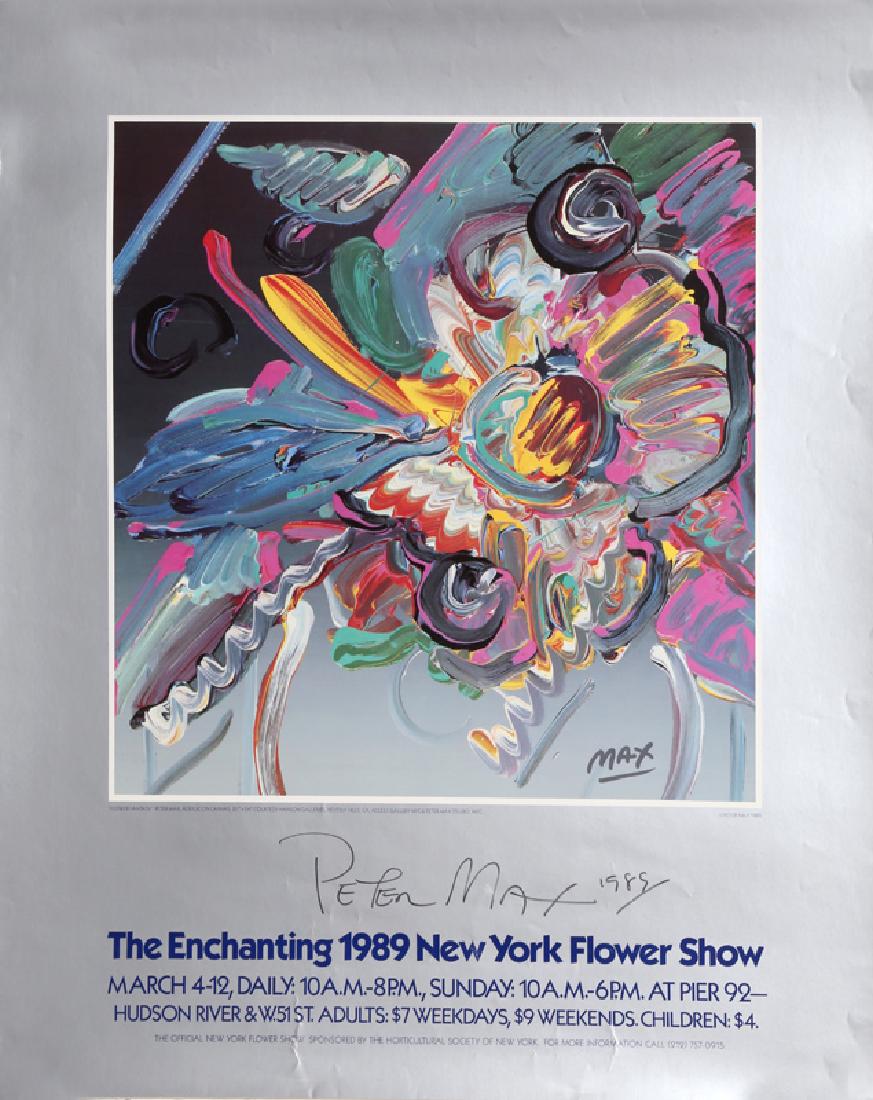 Peter Max, Enchanting Flower Festival 1989, Signed (1 of 1)