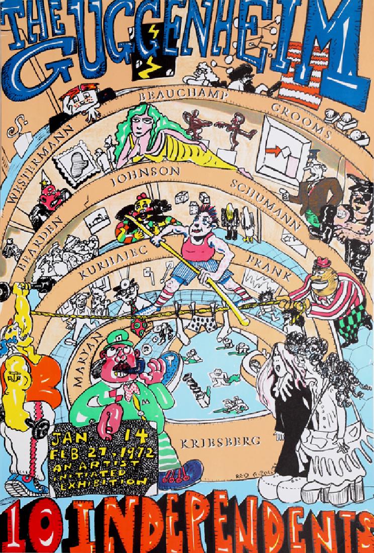 Red Grooms, Guggenheim, Lithograph Poster (1 of 1)