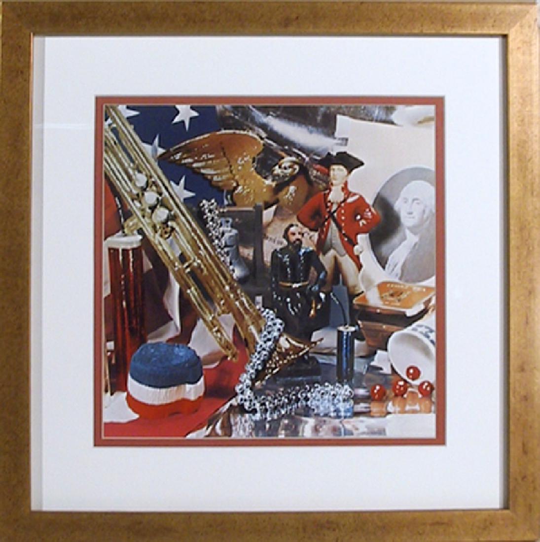 Audrey Flack, Fourth of July Still Life, Offset: Artist: Audrey Flack, American (1931 - ) Title: Fourth of July Still Life Year: 1975 Medium: Offset Lithograph Image Size: 11.25 x 11 inches Size: 14 in. x 14 in. (35.56 cm x 35.56 cm) Frame Size: 18.