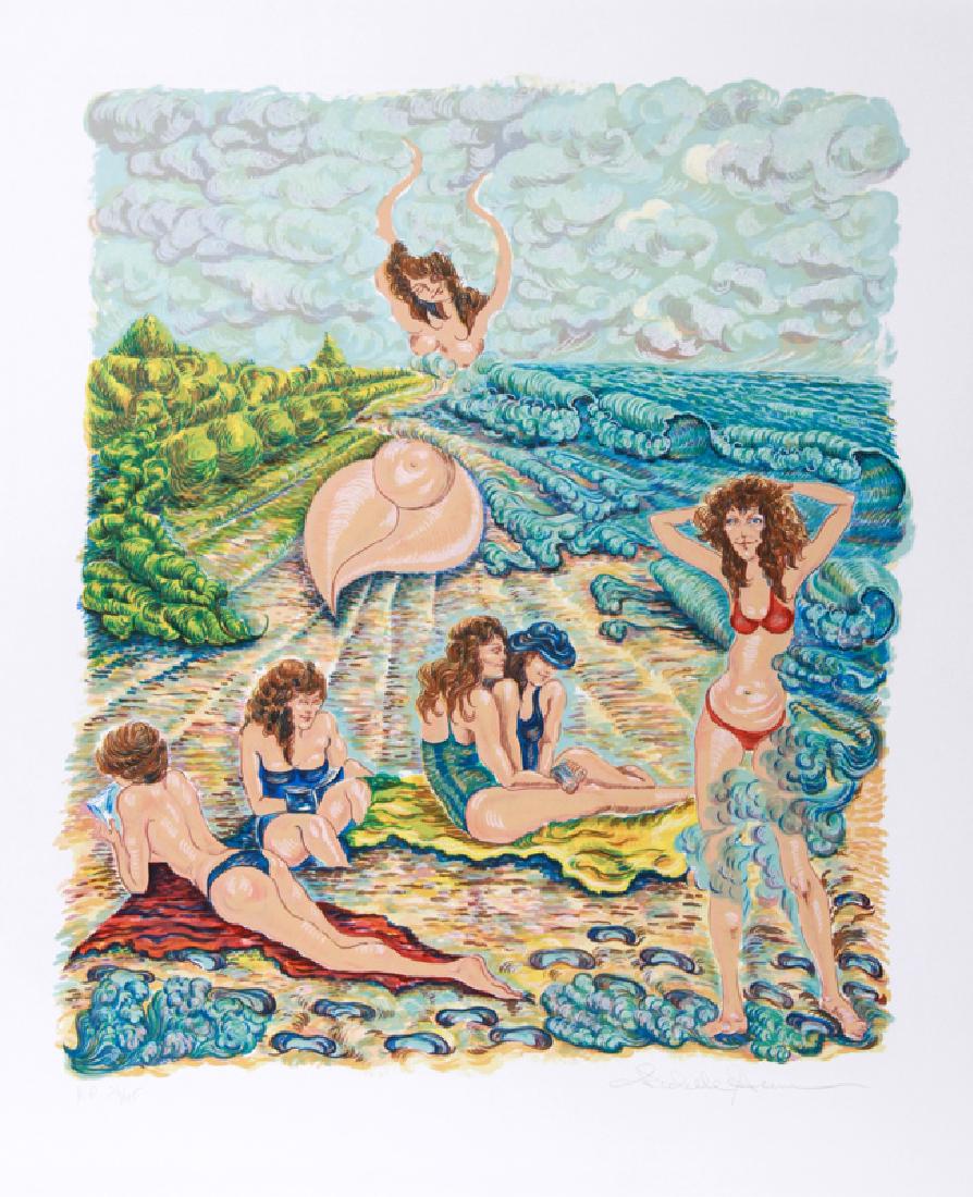 Rochelle Steiner, Painting with Sand, Lithograph (1 of 1)