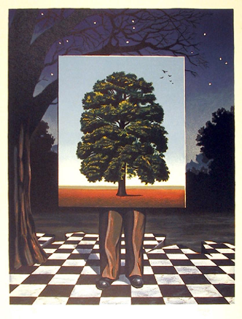 Michael Hasted, A Public Outcry, Lithograph (1 of 1)