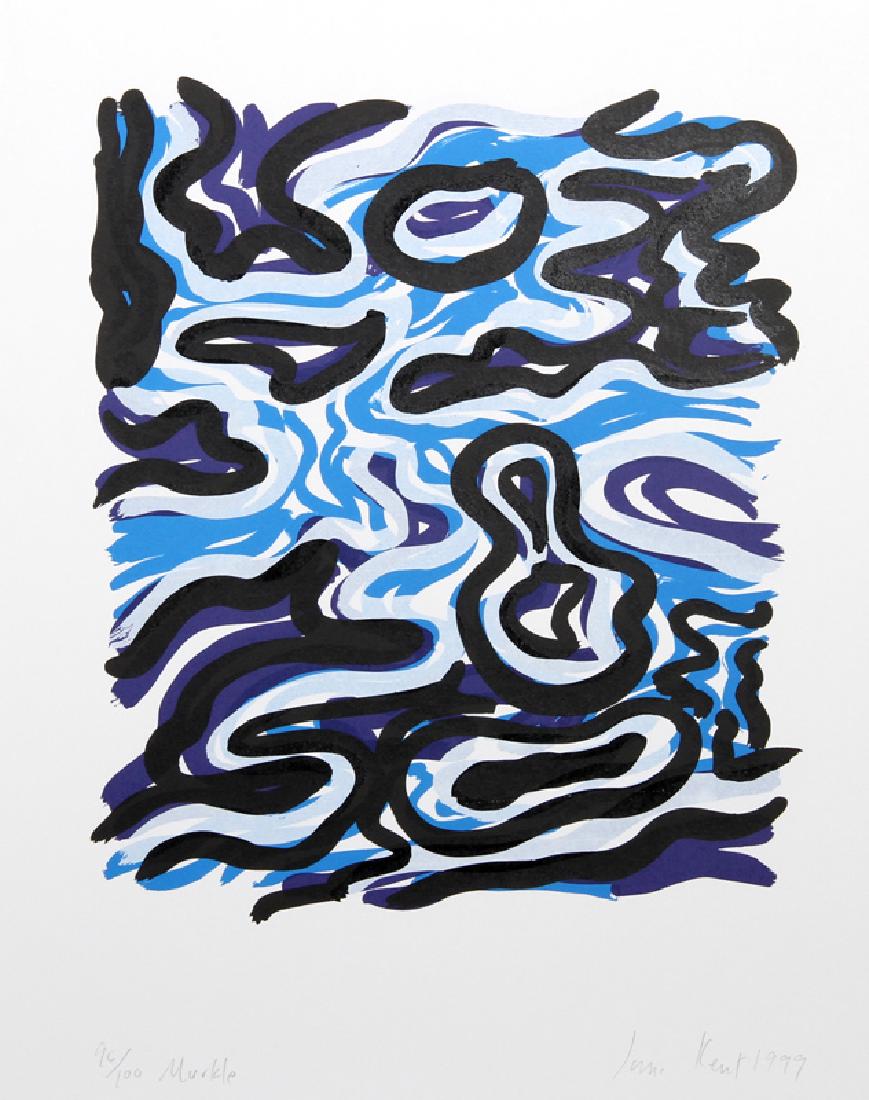 Jane Kent, Murkle, Lithograph: Artist: Jane Kent, American (1962 - ) Title: Murkle Year: circa 1999 Medium: Lithograph, signed and numbered in pencil Edition: 100 Size: 20 in. x 16 in. (50.8 cm x 40.64 cm)