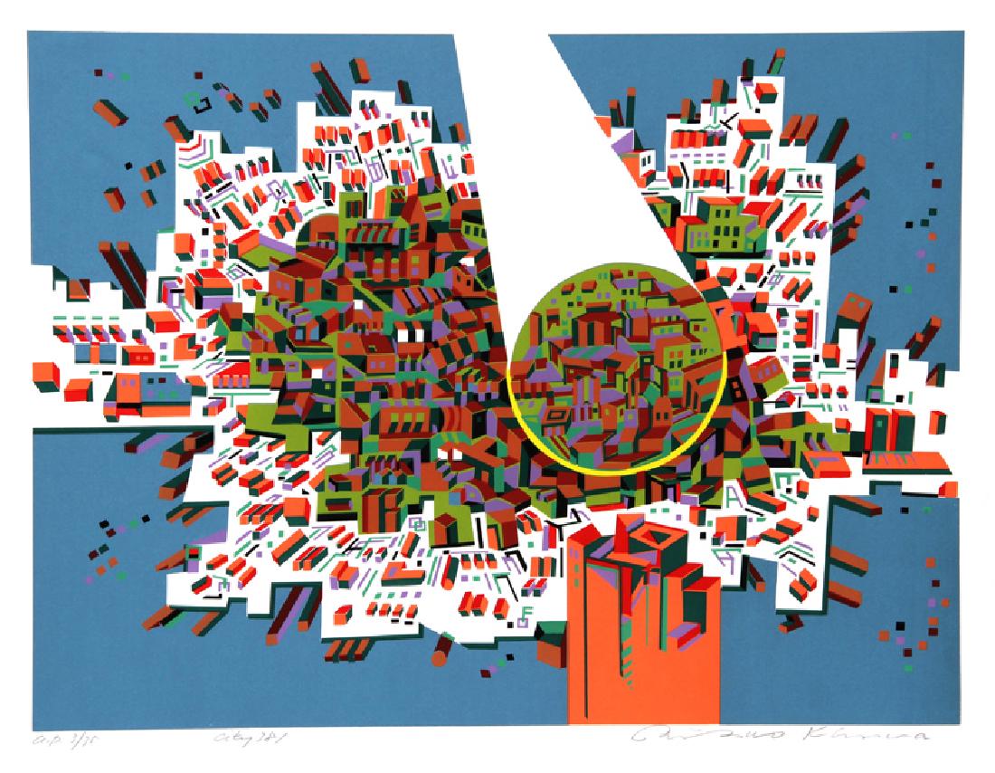 Risaburo Kimura, City 381, Serigraph (1 of 1)