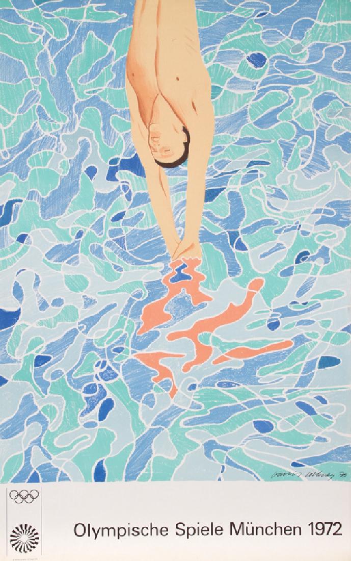 David Hockney, Olympische Spiele Muenchen 1972 (Diver), (1 of 1)