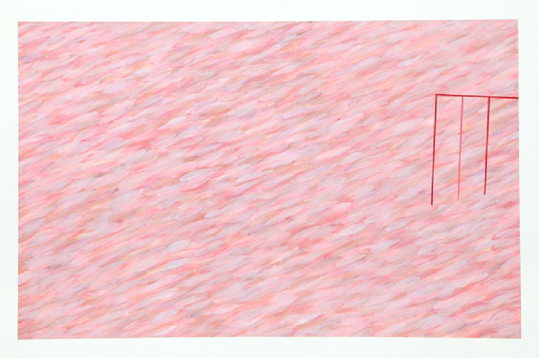 Farid Haddad, Untitled (Pink), Acrylic Painting (1 of 3)