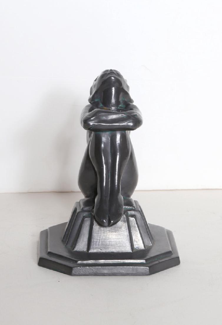 Arthur von Frankenberg, Candle Holder, Spelter (1 of 7)