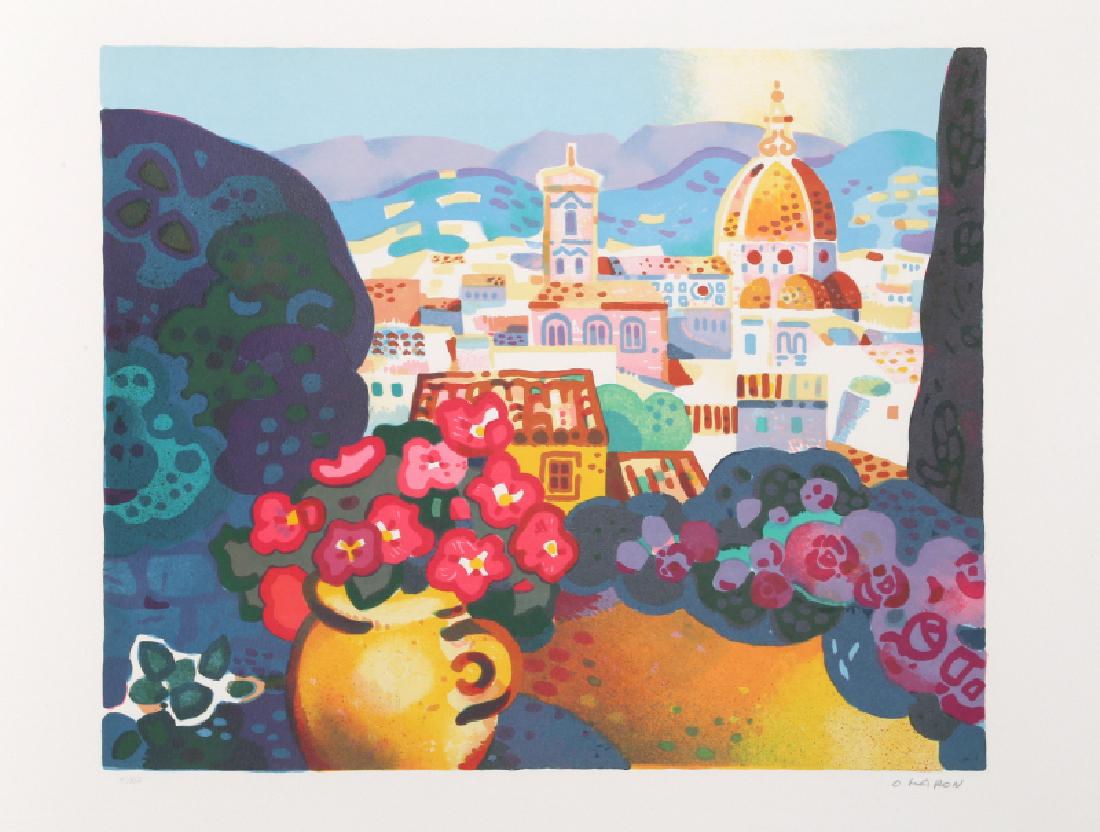 Guy Charon, View of Provence, Lithograph (1 of 1)