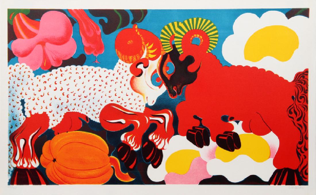 Nicolas Uriburu, Rams, Lithograph (1 of 1)