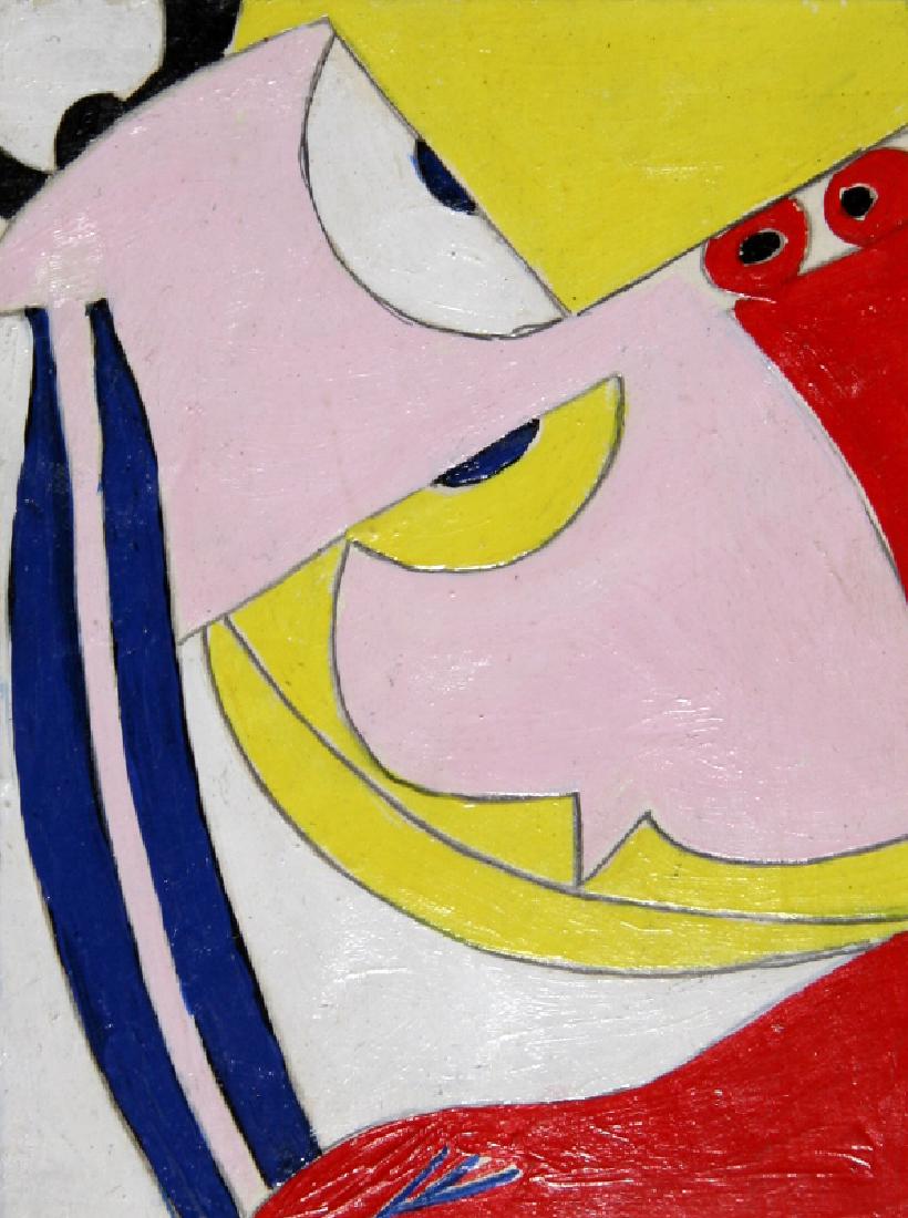 Knox Martin, Untitled 23, Acrylic Painting (1 of 1)