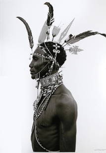 Lyle Owerko, Lelesit from the Samburu, Photograph: Artist: Lyle Owerko, Canadian Title: Lelesit from the Samburu Year: circa 2012 Medium: Photograph, Mounted to Board, signed and numbered in pencil Edition: 4/25 Size: 56.5 x 40 in. (143.51 x 101.6 cm)