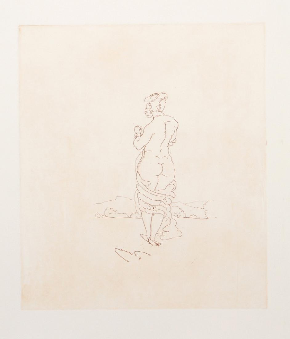 Andre Derain, Nu de Dos, Etching: Artist: Andre Derain, French (1880 - 1954) Title: Nu de Dos Medium: Etching, signed in the plate Image Size: 13.25 x 11.5 inches Size: 17 x 15 in. (43.18 x 38.1 cm)