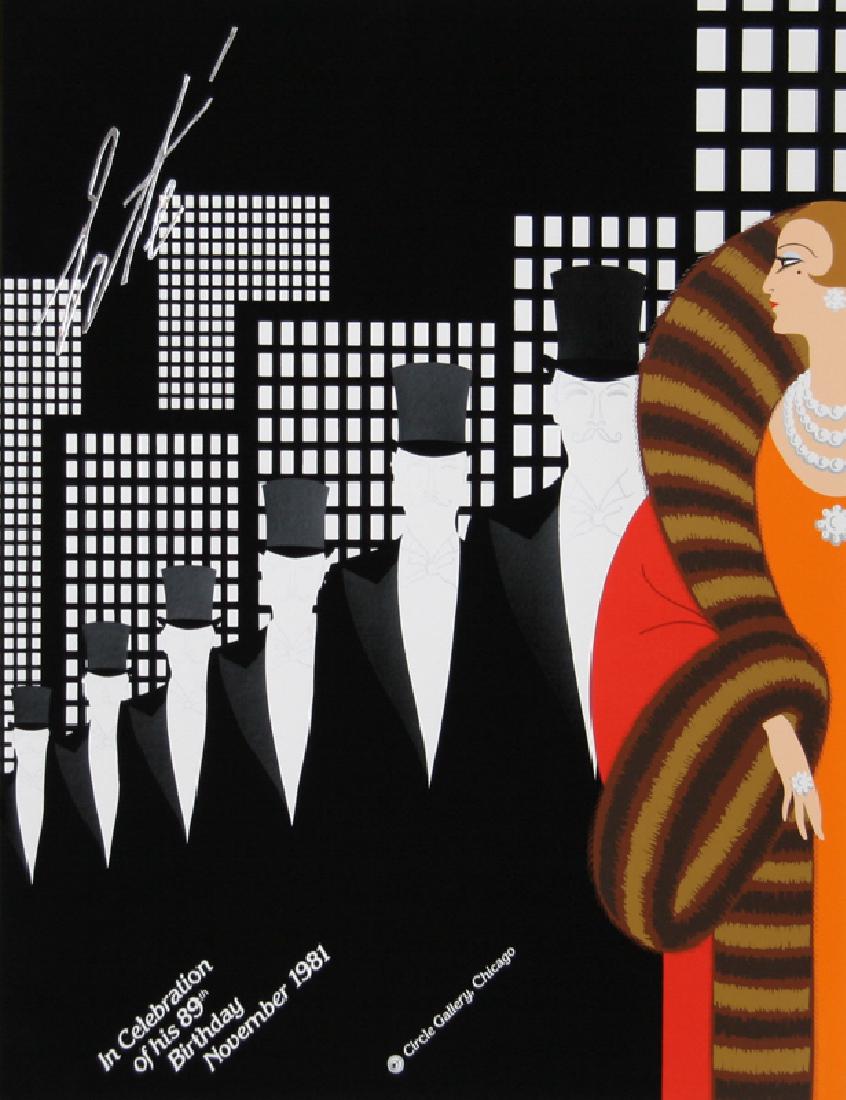 Erte, In Celebration of His 89th Birthday - Top Hats, (1 of 1)